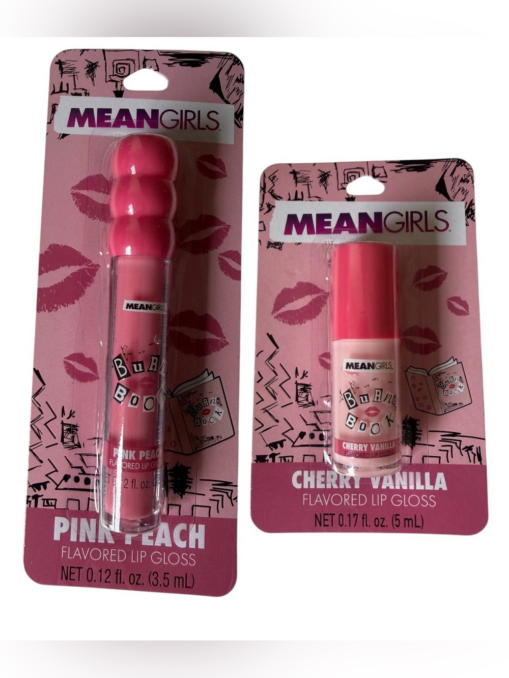 Mean Girls Burn Book Lip Gloss Set